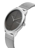  Shop Authentic Calvin Klein Minimal Black Dial Silver Mesh Bracelet Watch for Women - K3M22123 - Luxxuri