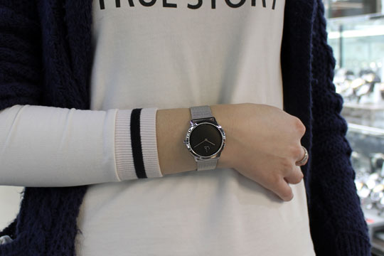  Shop Authentic Calvin Klein Minimal Grey Dial Silver Mesh Bracelet Watch for Women - K3M2212X - Luxxuri