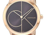  Shop Authentic Calvin Klein Minimal Black Dial Rose Gold Mesh Bracelet Watch for Men - K3M22621 - Luxxuri