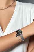  Shop Authentic Calvin Klein Minimal Grey Dial Silver Mesh Bracelet Watch for Women - K3M23124 - Luxxuri