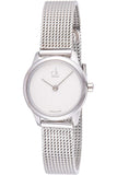  Shop Authentic Calvin Klein Minimal White Dial Silver Mesh Bracelet Watch for Women - K3M2312Y - Luxxuri