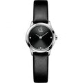  Shop Authentic Calvin Klein Minimal Black Dial Black Leather Strap Watch for Women - K3M231CS - Luxxuri