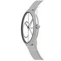  Shop Authentic Calvin Klein Minimal White Dial Silver Mesh Bracelet Watch for Men - K3M5115X - Luxxuri