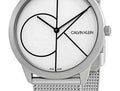  Shop Authentic Calvin Klein Minimal White Dial Silver Mesh Bracelet Watch for Men - K3M5115X - Luxxuri