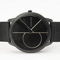  Shop Authentic Calvin Klein Minimal Black Dial Black Mesh Bracelet Watch for Men - K3M5145X - Luxxuri