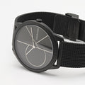  Shop Authentic Calvin Klein Minimal Black Dial Black Mesh Bracelet Watch for Men - K3M5145X - Luxxuri