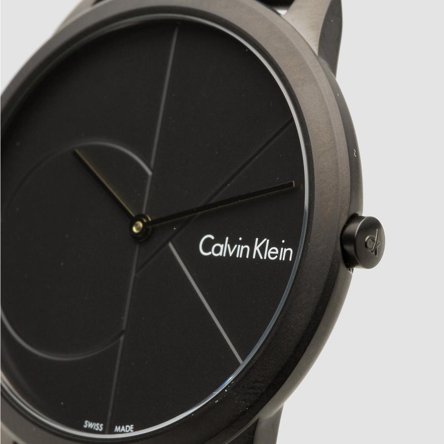  Shop Authentic Calvin Klein Minimal Black Dial Black Mesh Bracelet Watch for Women - K3M524B1 - Luxxuri