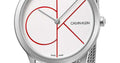  Shop Authentic Calvin Klein Minimal White Dial Silver Mesh Bracelet Watch for Women - K3M52152 - Luxxuri