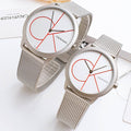  Shop Authentic Calvin Klein Minimal White Dial Silver Mesh Bracelet Watch for Men - K3M51152 - Luxxuri