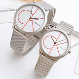  Shop Authentic Calvin Klein Minimal White Dial Silver Mesh Bracelet Watch for Women - K3M52152 - Luxxuri