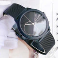  Shop Authentic Calvin Klein Minimal Black Dial Black Mesh Bracelet Watch for Women - K3M5245X - Luxxuri