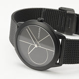  Shop Authentic Calvin Klein Minimal Black Dial Black Mesh Bracelet Watch for Women - K3M5245X - Luxxuri