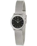  Shop Authentic Calvin Klein Minimal Black Dial Silver Mesh Bracelet Watch for Women - K3M53151 - Luxxuri