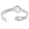  Shop Authentic Calvin Klein Firm White Dial Silver Mesh Bracelet Watch for Women - K3N23126 - Luxxuri
