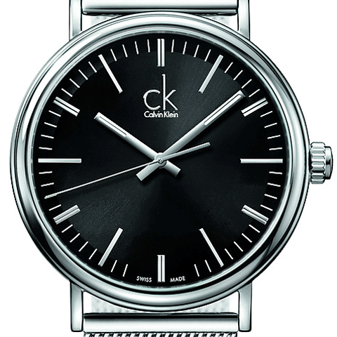  Shop Authentic Calvin Klein Surround Black Dial Silver Mesh Bracelet Watch for Men - K3W21121 - Luxxuri
