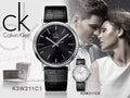  Shop Authentic Calvin Klein Surround Black Dial Black Leather Strap Watch for Men - K3W211C1 - Luxxuri