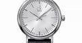  Shop Authentic Calvin Klein Surround Silver Dial Black Leather Strap Watch for Men - K3W211C6 - Luxxuri
