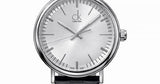  Shop Authentic Calvin Klein Surround Silver Dial Black Leather Strap Watch for Men - K3W211C6 - Luxxuri