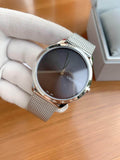  Shop Authentic Calvin Klein Minimal Grey Dial Silver Mesh Bracelet Watch for Women - K3M221Y3 - Luxxuri