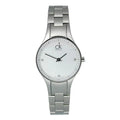  Shop Authentic Calvin Klein Simplicity White Dial Silver Steel Strap Watch for Women - K4323101 - Luxxuri