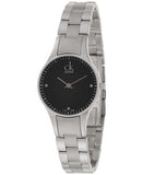  Shop Authentic Calvin Klein Simplicity Black Dial Silver Steel Strap Watch for Women - K4323104 - Luxxuri