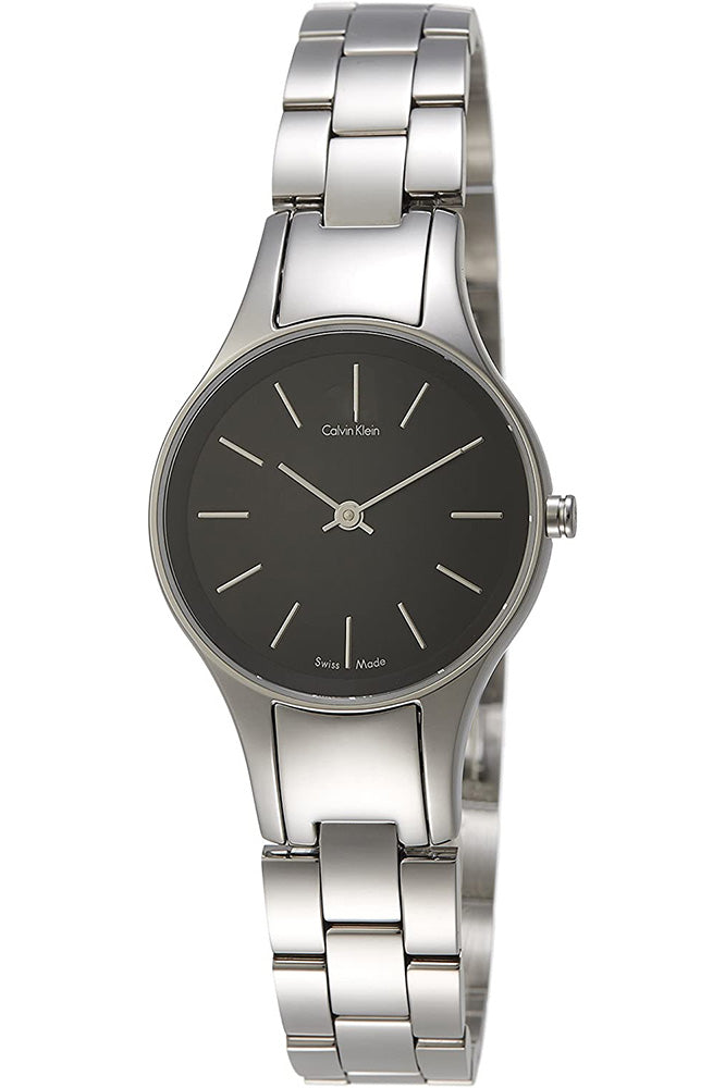  Shop Authentic Calvin Klein Simplicity Black Dial Silver Steel Strap Watch for Women - K4323130 - Luxxuri