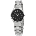  Shop Authentic Calvin Klein Simplicity Black Dial Silver Steel Strap Watch for Women - K4323130 - Luxxuri