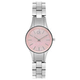  Shop Authentic Calvin Klein Simplicity Pink Dial Silver Steel Strap Watch for Women - K432314E - Luxxuri
