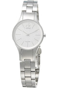  Shop Authentic Calvin Klein Simplicity White Dial Silver Steel Strap Watch for Women - K4323185 - Luxxuri