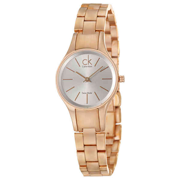  Shop Authentic Calvin Klein Simplicity White Dial Rose Gold Steel Strap Watch for Women - K4323520 - Luxxuri