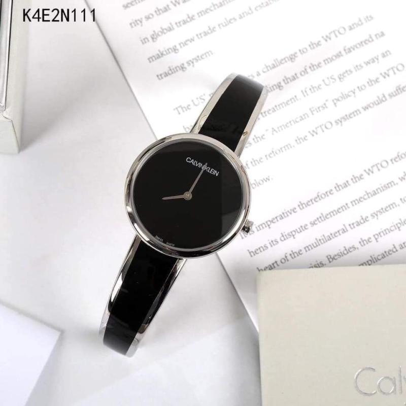 Shop Authentic Calvin Klein Seduce Black Dial Two Tone Steel Strap Watch for Women - K4E2N111 - Luxxuri