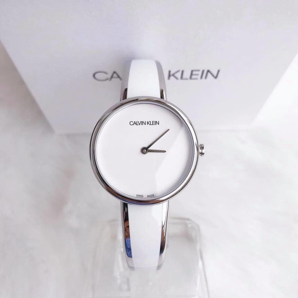  Shop Authentic Calvin Klein Seduce White Dial Two Tone Steel Strap Watch for Women - K4E2N116 - Luxxuri