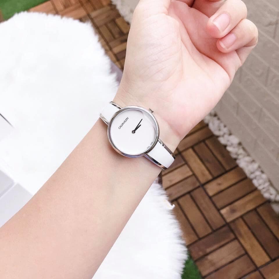  Shop Authentic Calvin Klein Seduce White Dial Two Tone Steel Strap Watch for Women - K4E2N116 - Luxxuri
