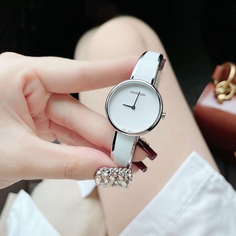  Shop Authentic Calvin Klein Seduce White Dial Two Tone Steel Strap Watch for Women - K4E2N116 - Luxxuri