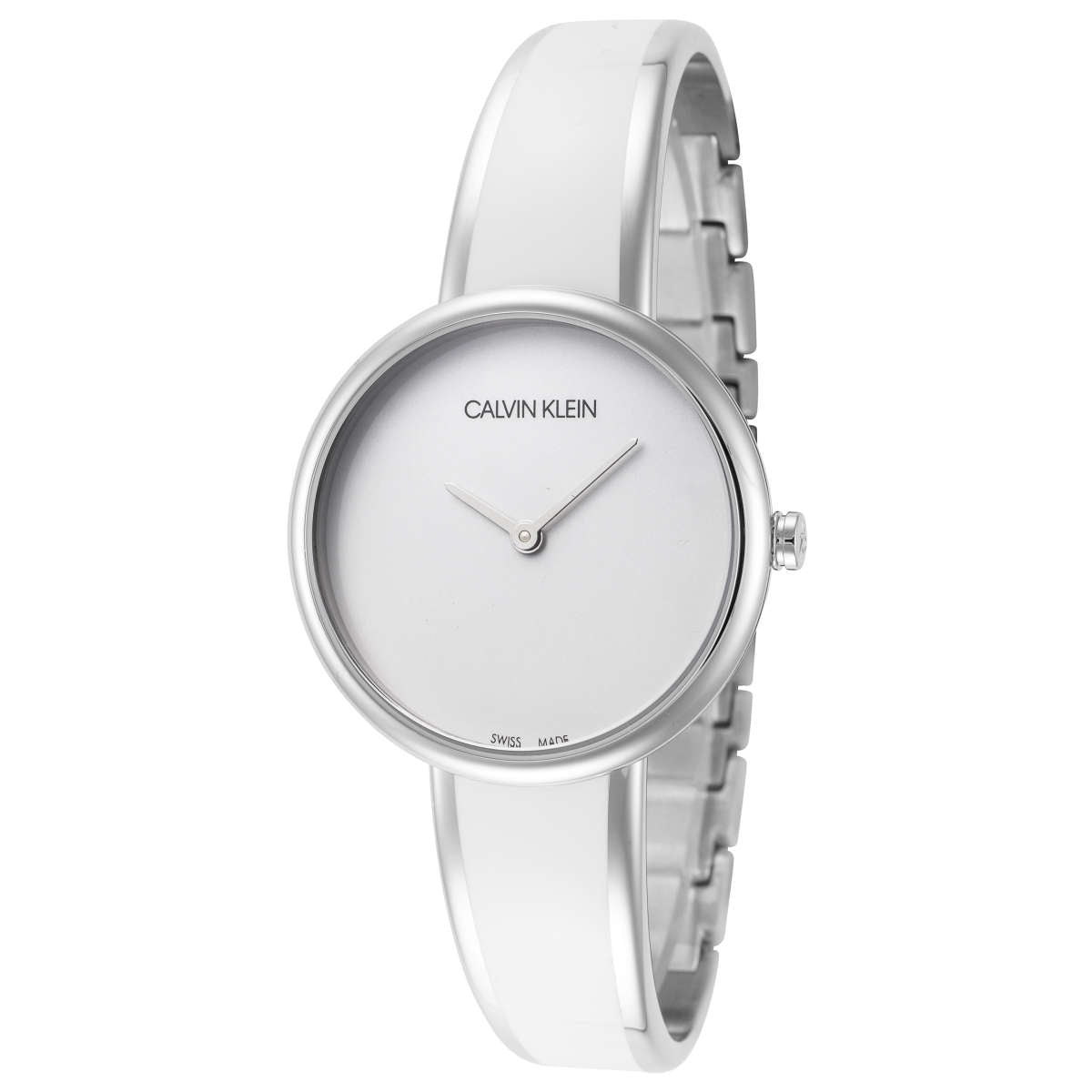  Shop Authentic Calvin Klein Seduce White Dial Two Tone Steel Strap Watch for Women - K4E2N116 - Luxxuri