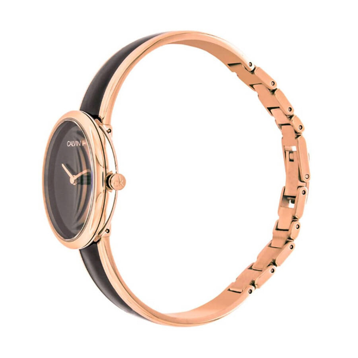  Shop Authentic Calvin Klein Seduce Black Dial Two Tone Steel Strap Watch for Women - K4E2N611 - Luxxuri