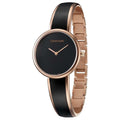  Shop Authentic Calvin Klein Seduce Black Dial Two Tone Steel Strap Watch for Women - K4E2N611 - Luxxuri