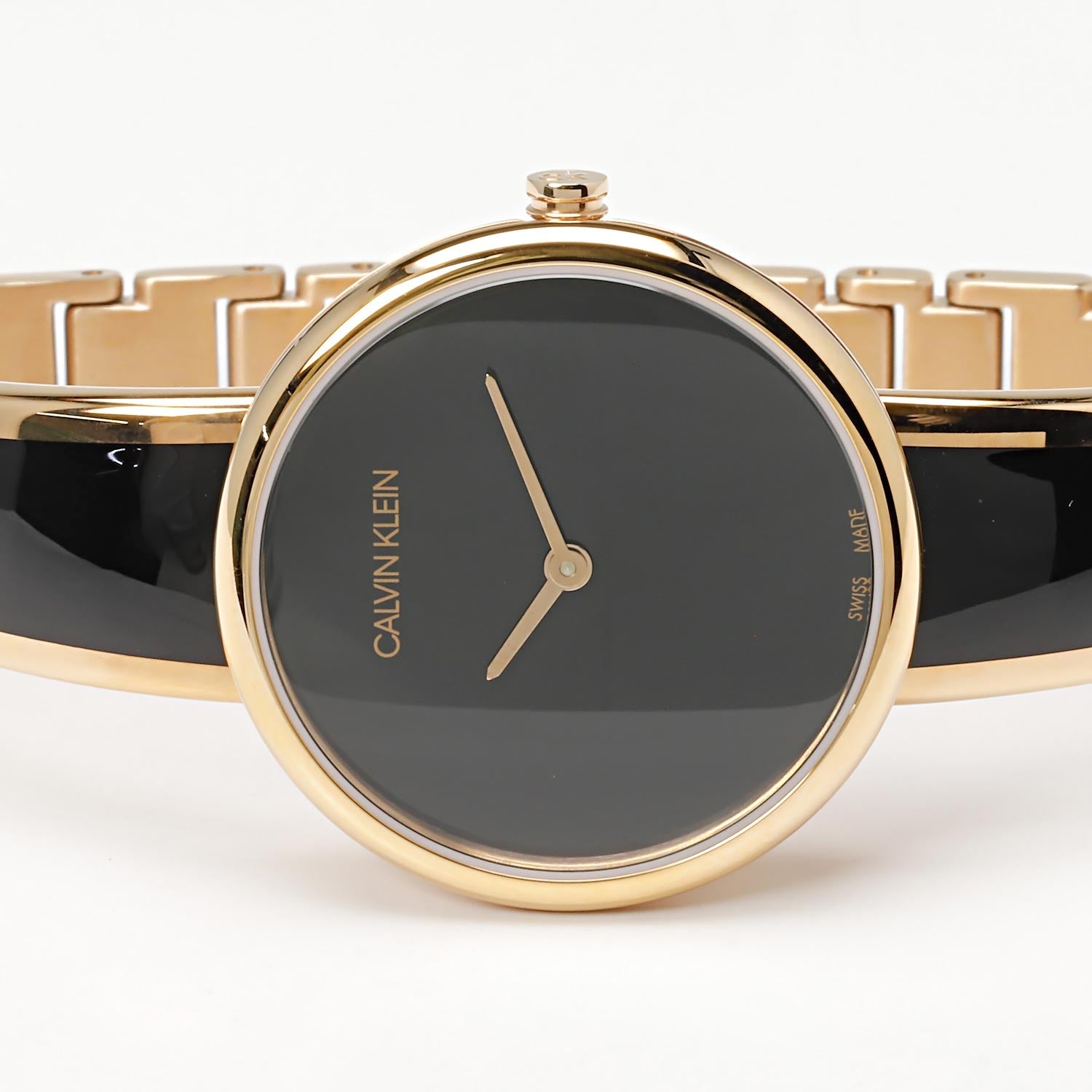  Shop Authentic Calvin Klein Seduce Black Dial Two Tone Steel Strap Watch for Women - K4E2N611 - Luxxuri