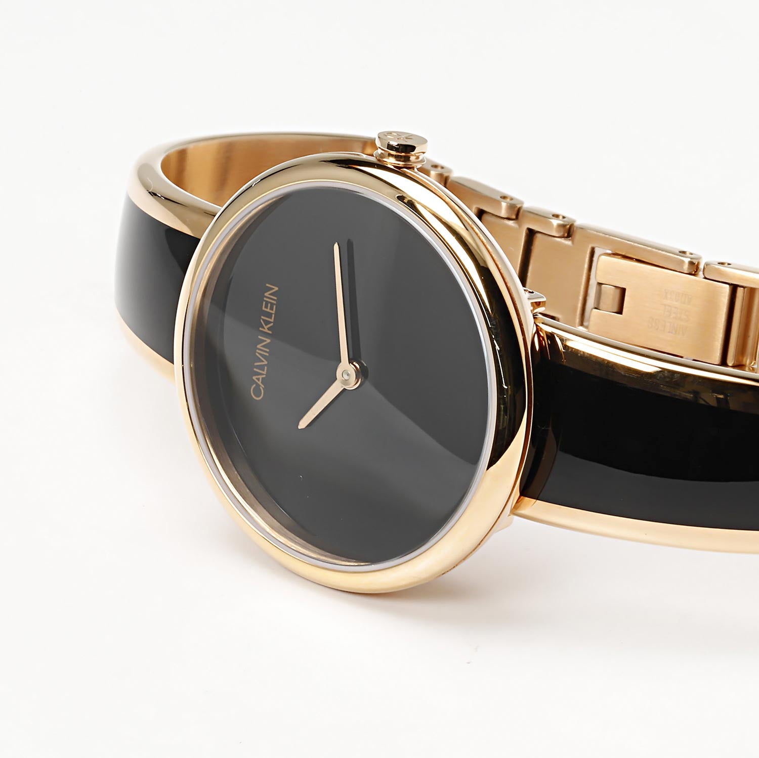  Shop Authentic Calvin Klein Seduce Black Dial Two Tone Steel Strap Watch for Women - K4E2N611 - Luxxuri