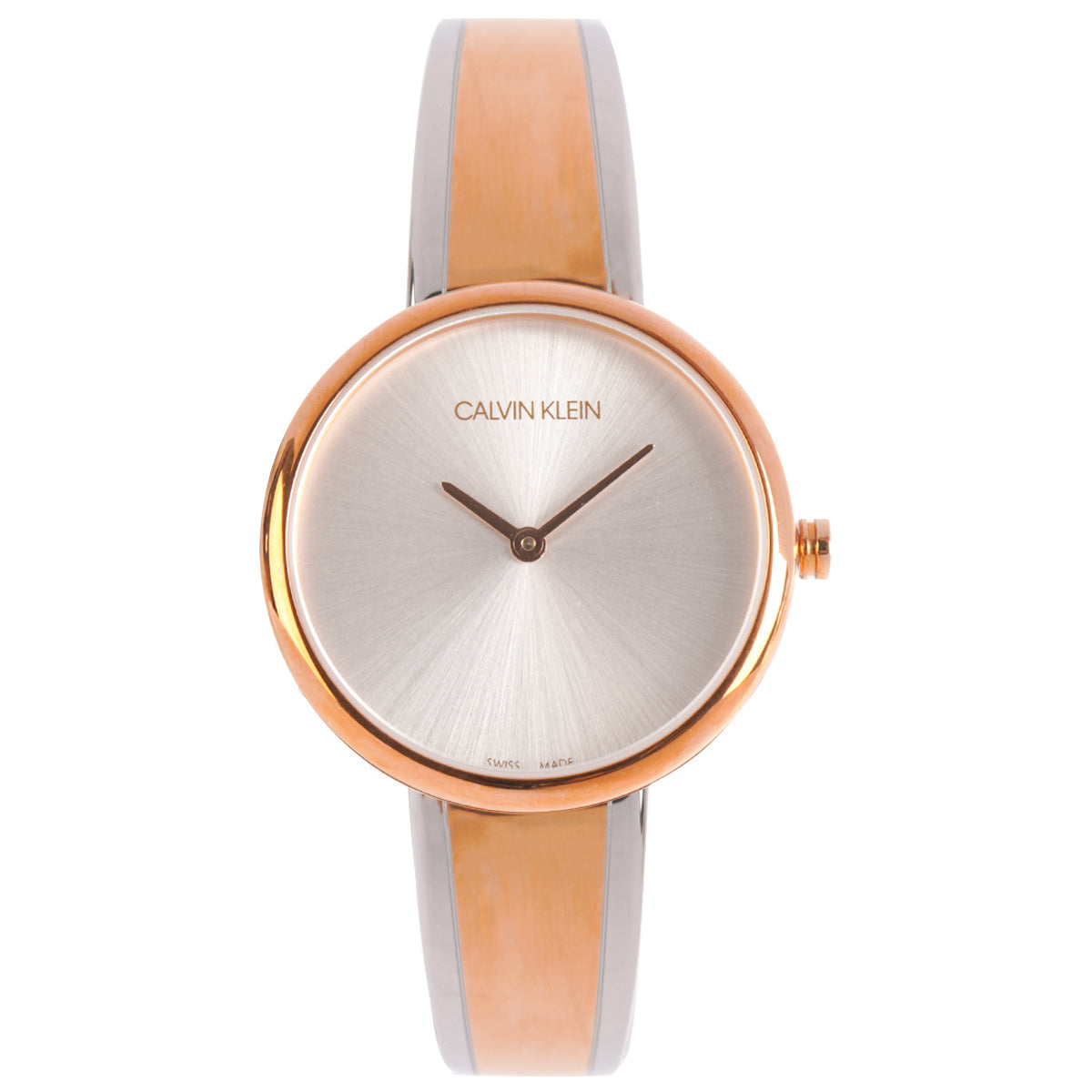  Shop Authentic Calvin Klein Seduce Silver Dial Two Tone Steel Strap Watch for Women - K4E2N61X - Luxxuri