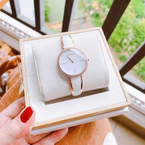  Shop Authentic Calvin Klein Seduce Seduction White Dial Two Tone Steel Strap Watch for Women - K4E2NX1T - Luxxuri