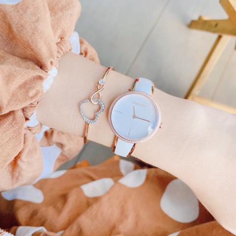  Shop Authentic Calvin Klein Seduce Seduction White Dial Two Tone Steel Strap Watch for Women - K4E2NX1T - Luxxuri
