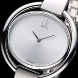  Shop Authentic Calvin Klein Impetuous Silver Dial Silver Steel Strap Watch for Women - K4F2N116 - Luxxuri
