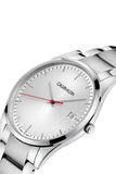 Shop Authentic Calvin Klein City Quartz White Dial Silver Steel Strap Watch for Men - K2G2G1Z6 - Luxxuri