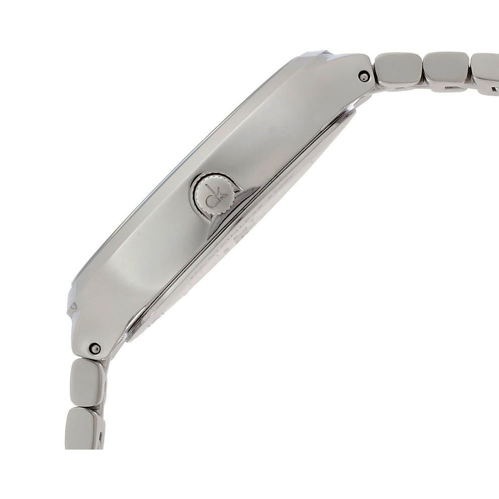  Shop Authentic Calvin Klein Lively Silver Dial Silver Steel Strap Watch for Women - K4U23126 - Luxxuri