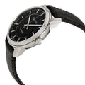  Shop Authentic Calvin Klein Infinity Automatic Black Dial Black Leather Strap Watch for Men - K5S341C1 - Luxxuri