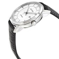  Shop Authentic Calvin Klein Infinity Silver Dial Black Leather Strap Watch for Men - K5S341C6 - Luxxuri