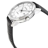  Shop Authentic Calvin Klein Infinity Silver Dial Black Leather Strap Watch for Men - K5S341C6 - Luxxuri