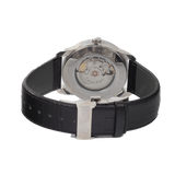  Shop Authentic Calvin Klein Infinity Silver Dial Black Leather Strap Watch for Men - K5S341C6 - Luxxuri