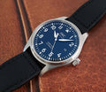  Shop Authentic IWC Pilot's Mark XVIII 40mm Black Dial Black Leather Strap Watch for Men - IW327001 - Luxxuri